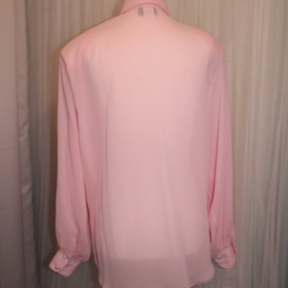 Notations Pink Button Down Blouse - image 3